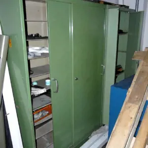 2 metal sheet cabinets