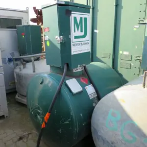 mobile diesel gas station Rietberg Kraftstoffcontainer -IBC-