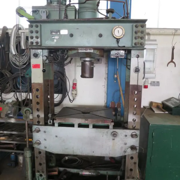 Hydraulische 2-Säulen-Werkstattpresse Polytechniker HP 60 T