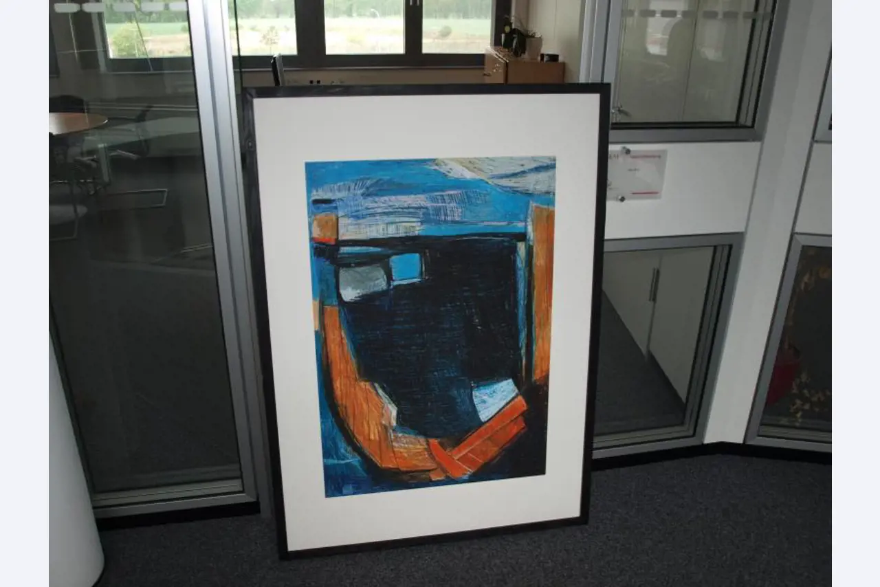 1 lot of paintings, prints and etching-1