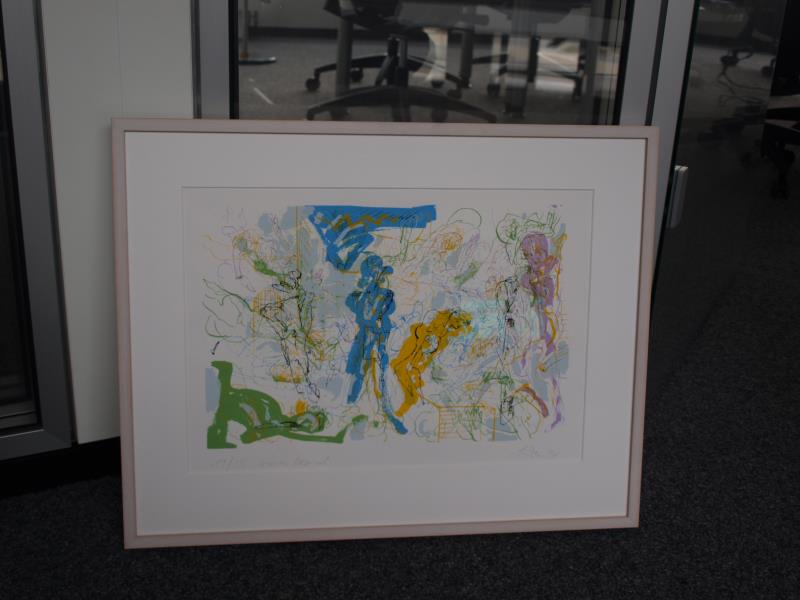 1 lot of paintings, prints and etching-1