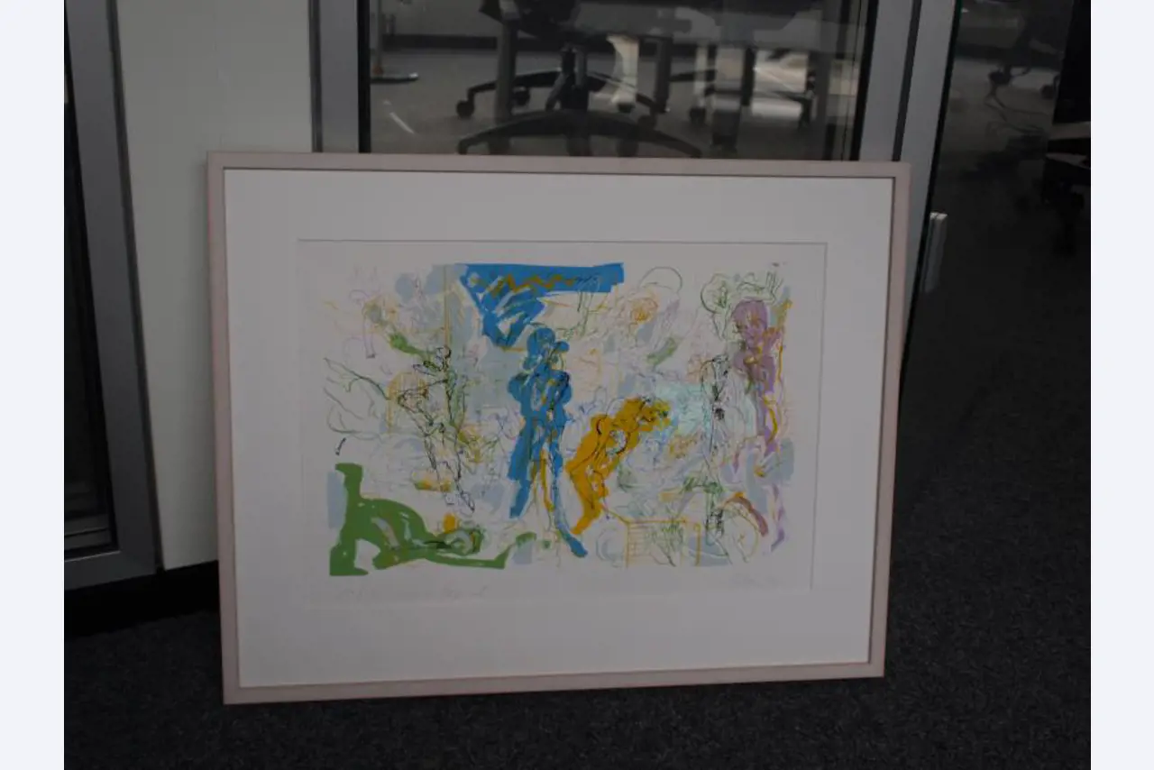 1 lot of paintings, prints and etching-1