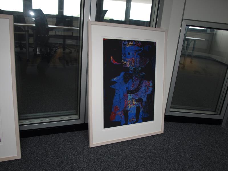 1 lot of paintings, prints and etching-1