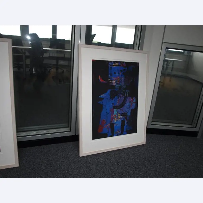 1 lot of paintings, prints and etching-1