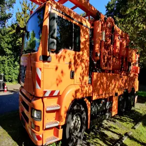 Self-propelled sewer cleaner DA22 (ex HH-SE 1129/ AWS050) MAN/ Müller Umwelttechnik TGA 26.410 / CANALMASTER F 115 E WA Eco