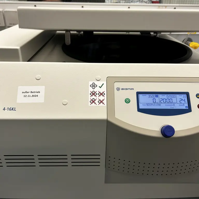 Kühlzentrifuge Sigma 4-16 KRL