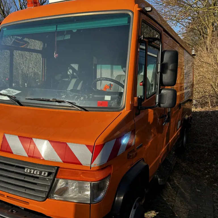 Truck/ canal observation and flushing vehicle (ex HH W 3410 / AWS 064) Mercedes Benz 816 D (670.3 KA)