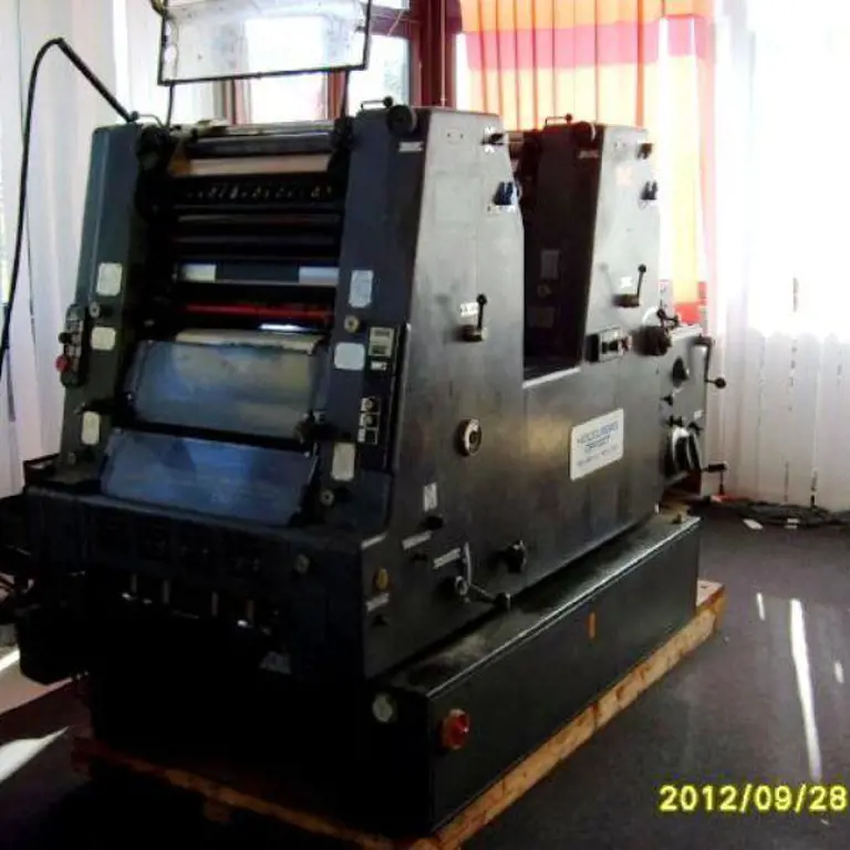 2-colouring- sheet-fed offset press Heidelberg GTOZ