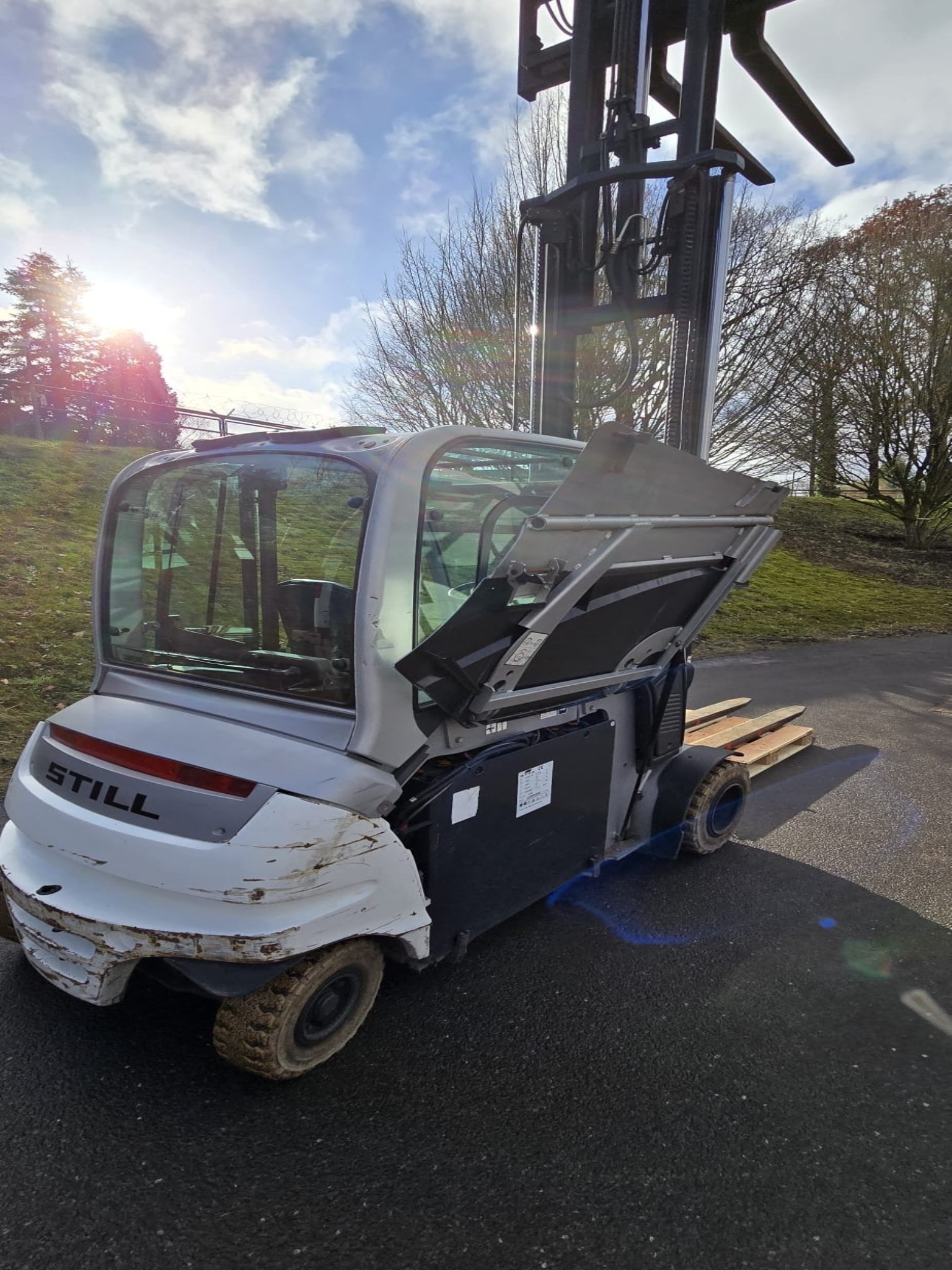 Industrial trucks from the airport environment-8