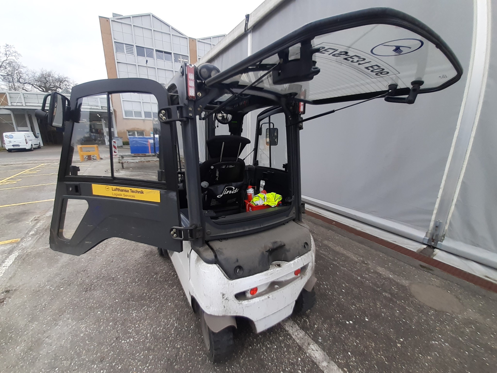 Industrial trucks from the airport environment-6