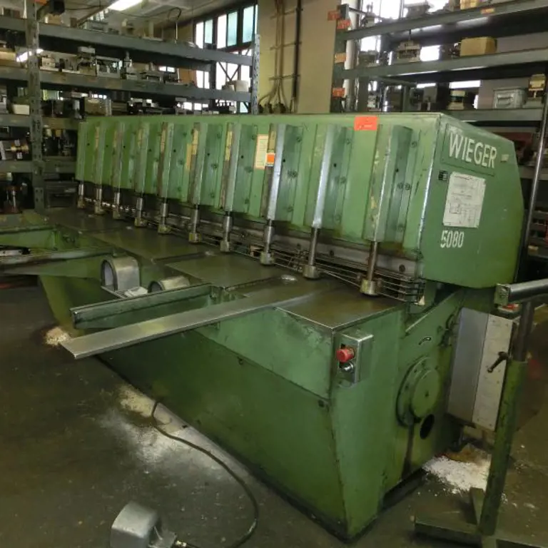 guillotine shear Wieger ESW 4/25