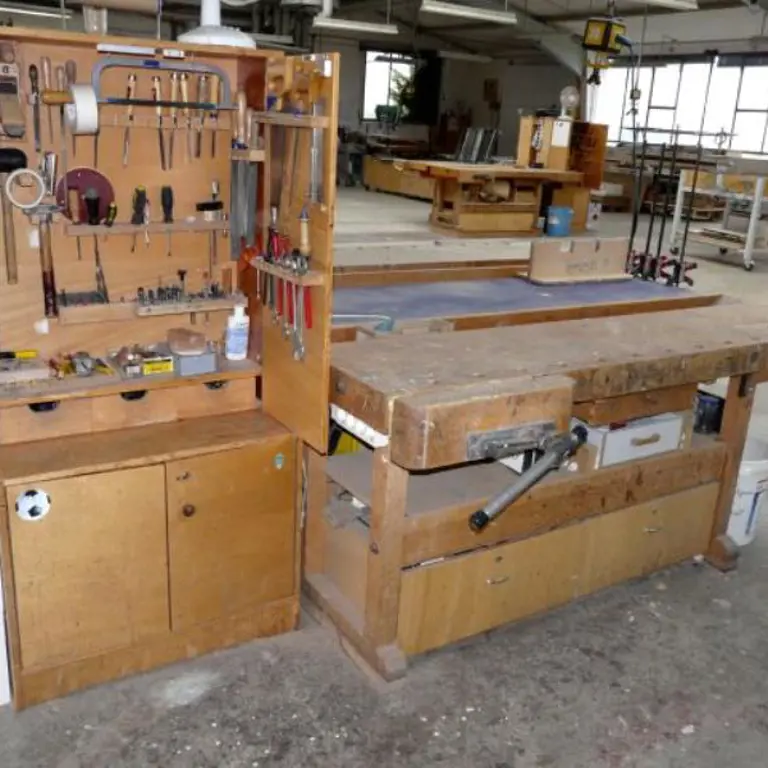 2 carpenter working stations