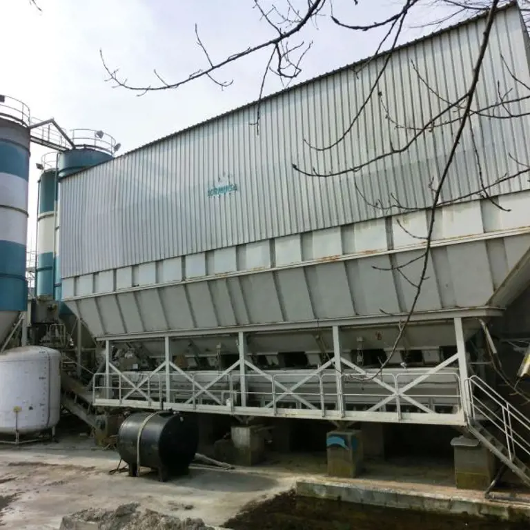 stationary concrete mixing plant ( plant 1) industrias leblan