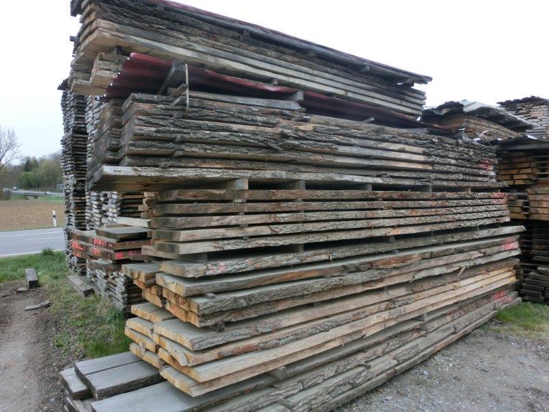 stock of high-quality deciduous sawn timber of a sawmill-2