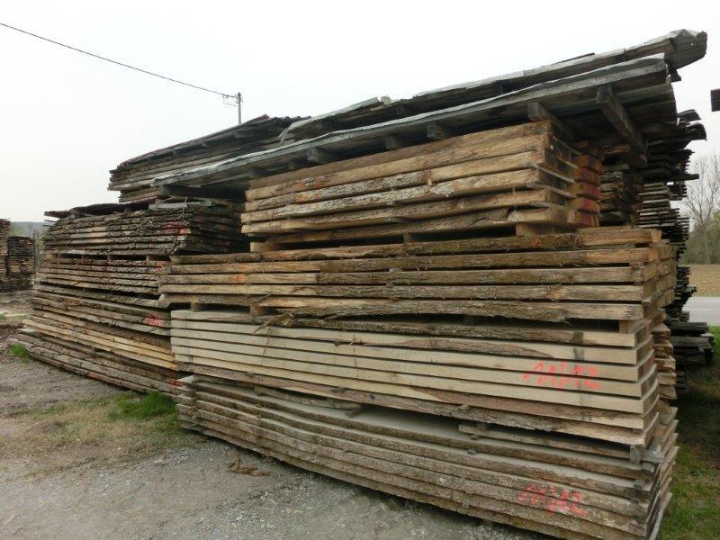 stock of high-quality deciduous sawn timber of a sawmill-1