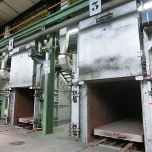 2 tempering furnaces (3+4) Gautschi