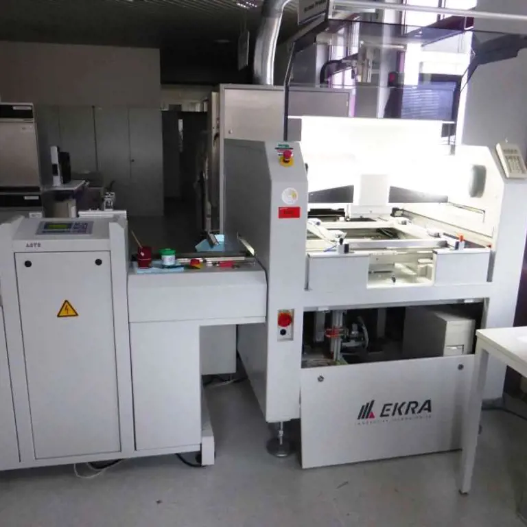 Screen-printing system for soldering pastes,  Ekra E 5