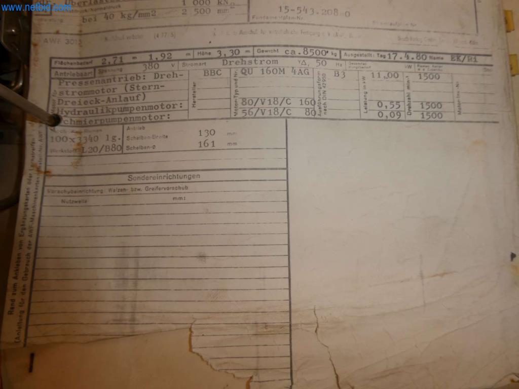 Werkzeug- und Stanzmaschinen, Pressen und Zubehör-22