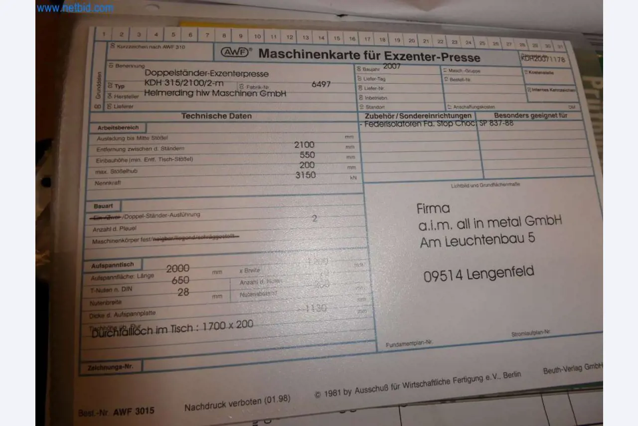 Werkzeug- und Stanzmaschinen, Pressen und Zubehör-32