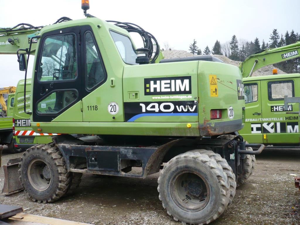 buy used mobile excavator Daewoo Solar 140 WV (Trading