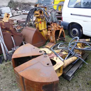 2 benne preneuse hydraulique