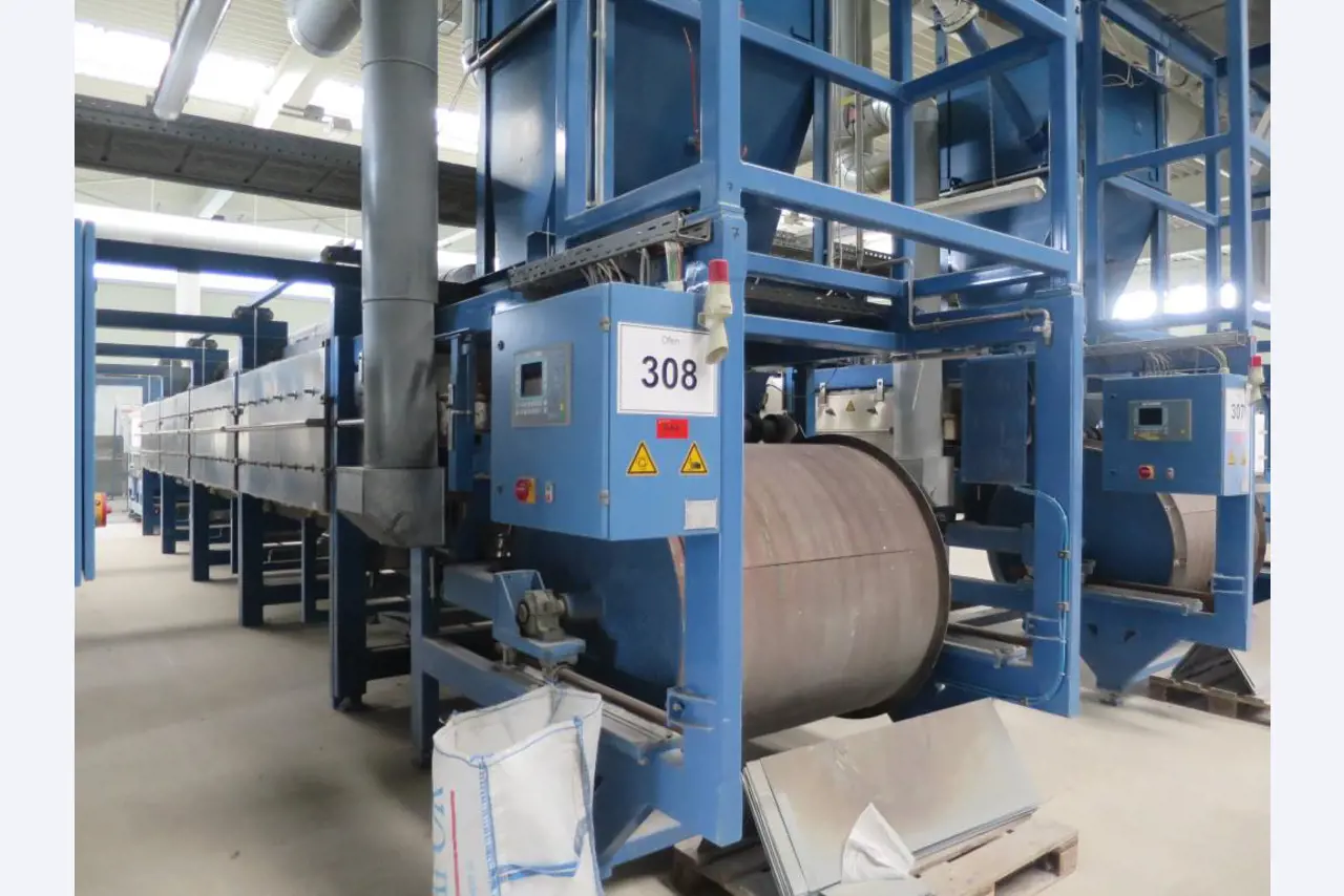 Machinery and equipment for the manufacture<br>of cellular glass (foam glass gravel) -1