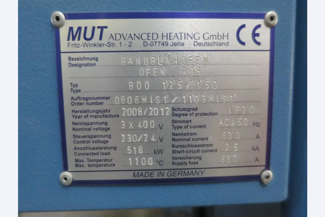 Machinery and equipment for the manufacture<br>of cellular glass (foam glass gravel) -4