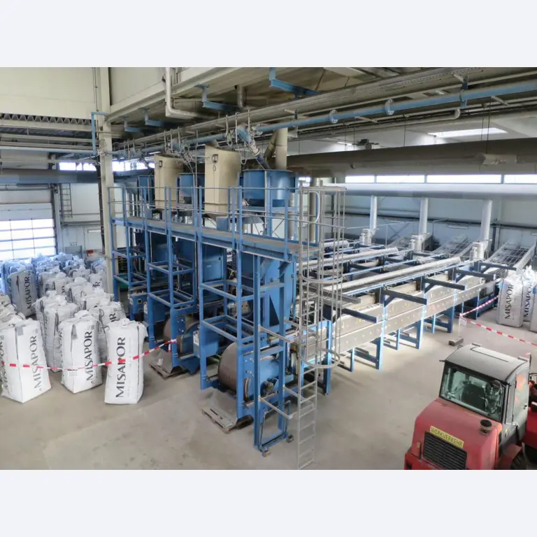 Machinery and equipment for the manufacture<br>of cellular glass (foam glass gravel) -7