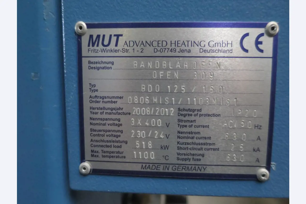 Machinery and equipment for the manufacture<br>of cellular glass (foam glass gravel) -6