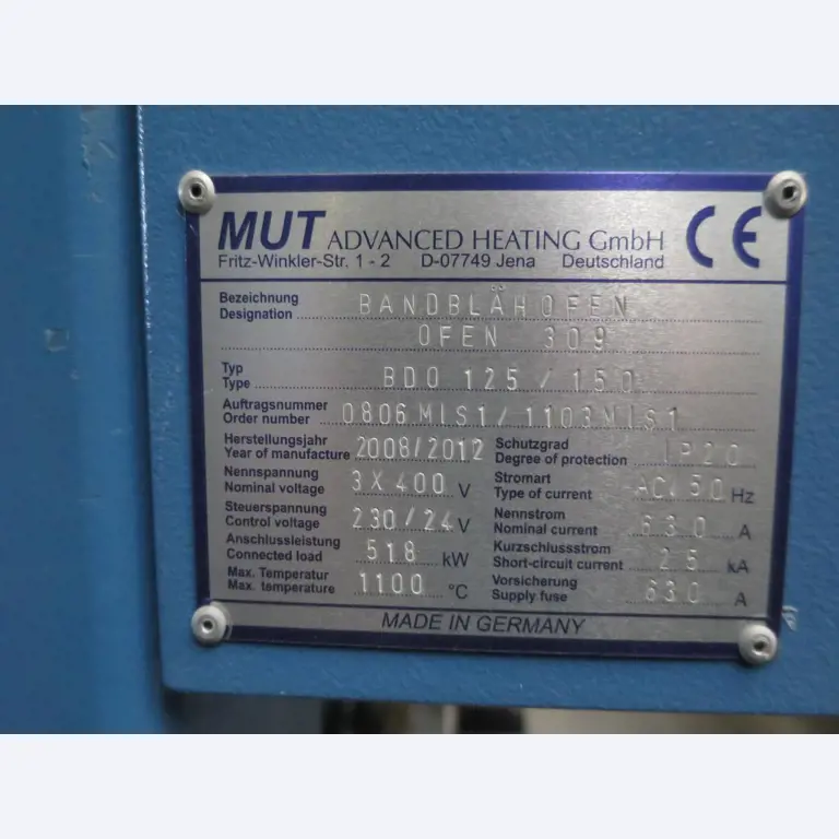 Machinery and equipment for the manufacture<br>of cellular glass (foam glass gravel) -6