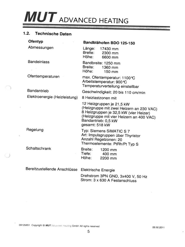 Machinery and equipment for the manufacture<br>of cellular glass (foam glass gravel) -7