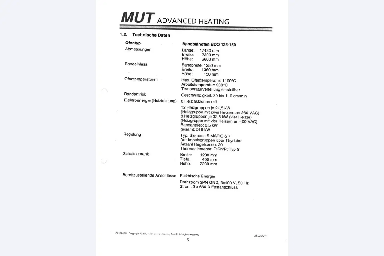 Machinery and equipment for the manufacture<br>of cellular glass (foam glass gravel) -9