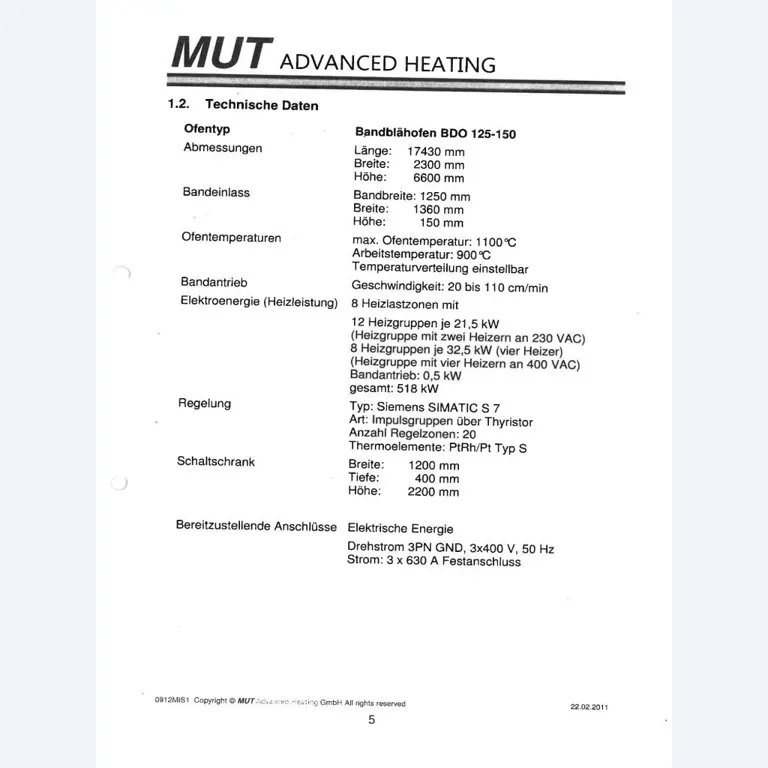 Machinery and equipment for the manufacture<br>of cellular glass (foam glass gravel) -9