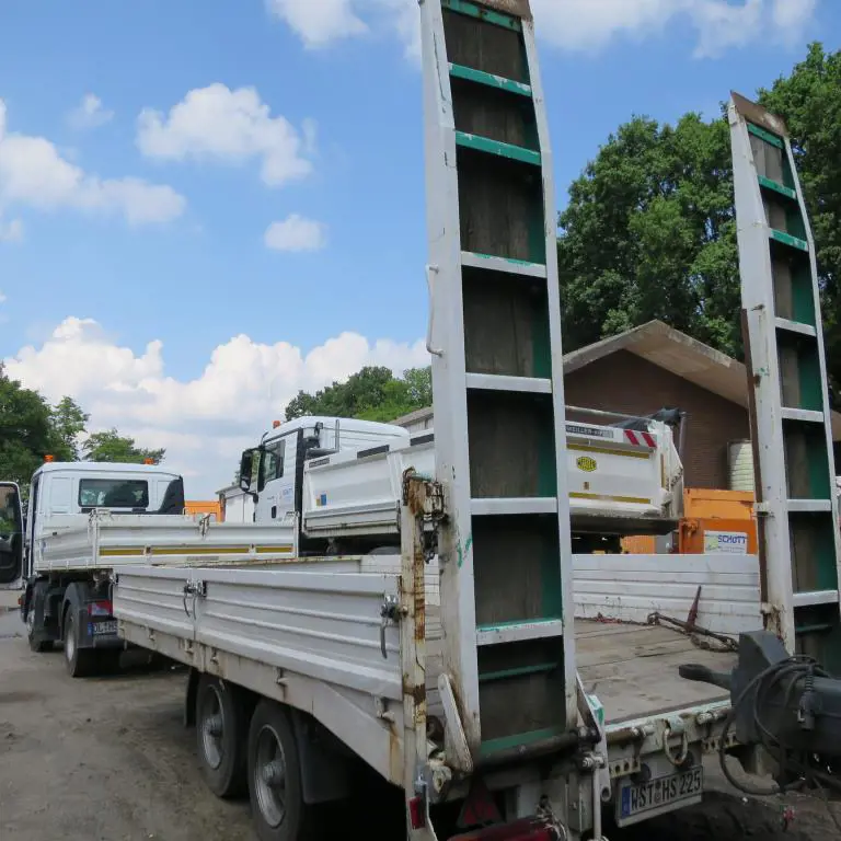 Truck tandem trailer Müller Mitteltal