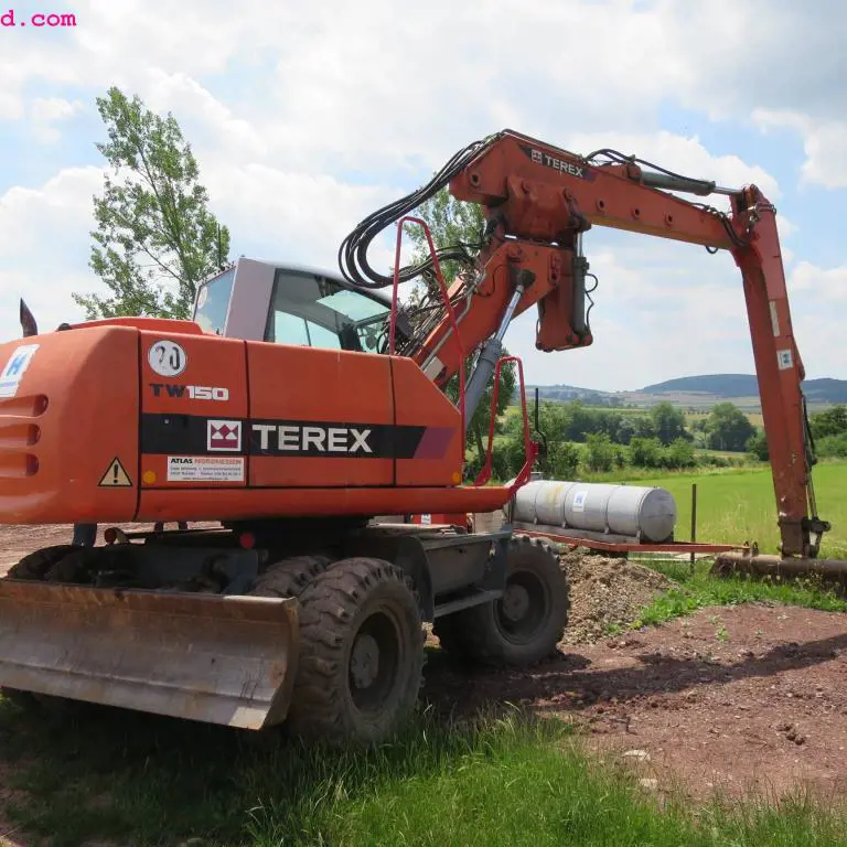 hydraulic mobile excavator Terex TW 150