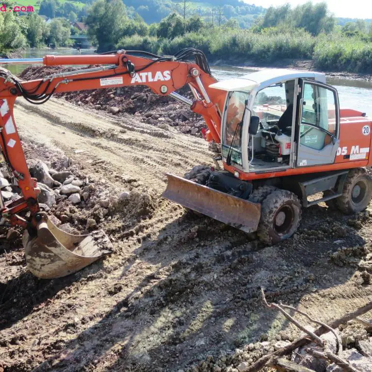 Hydrauliczna koparka mobilna Atlas 1505 M