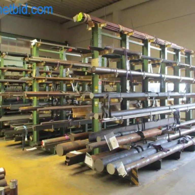 4 Cantilever racks (without contents) Fischer/Polypal