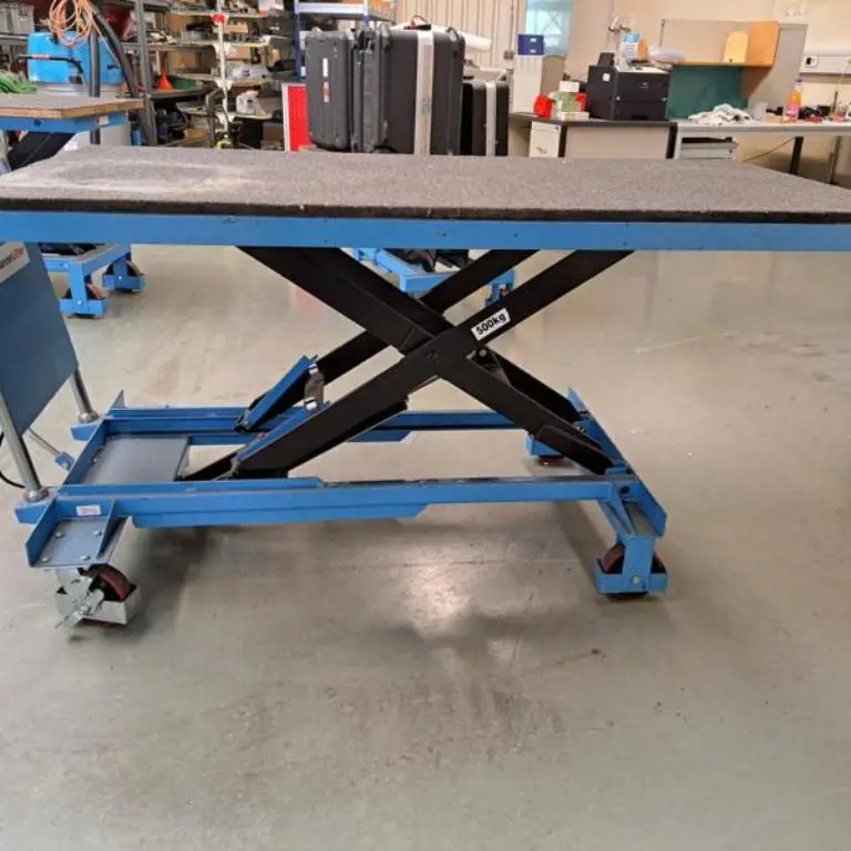 2 Scissor lift tables Hanselifter