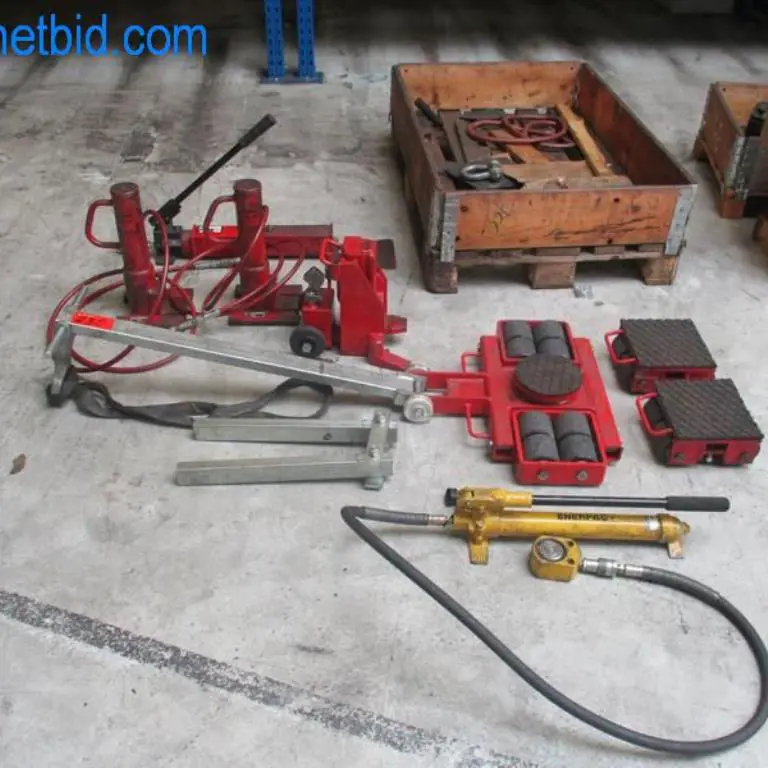 Heavy-duty lifting and roller set