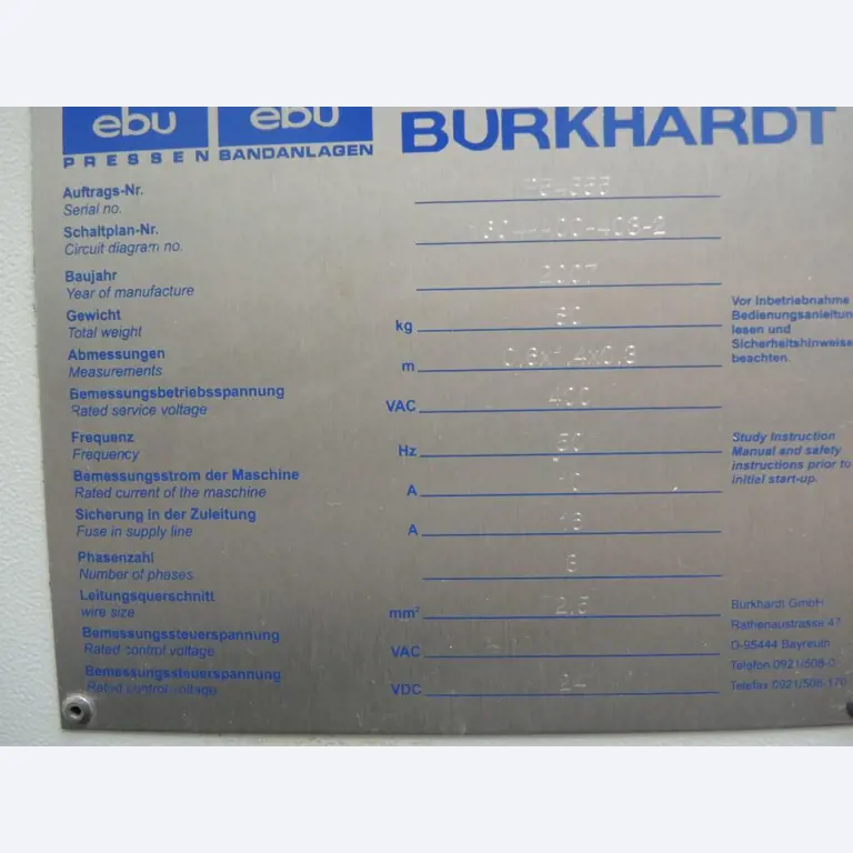 Chapas metálicas e máquinas para trabalhar metais<br><font size="2">Colaboração com Hilco Industrial Acquisitions bv</font><br><img src="/images/hil.png"><br>-4