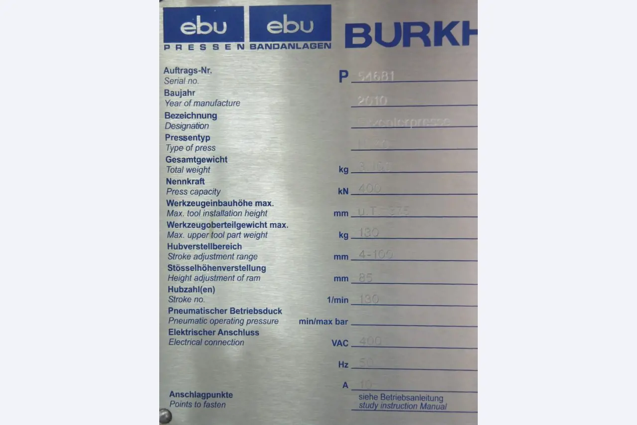 Chapas metálicas e máquinas para trabalhar metais<br><font size="2">Colaboração com Hilco Industrial Acquisitions bv</font><br><img src="/images/hil.png"><br>-8