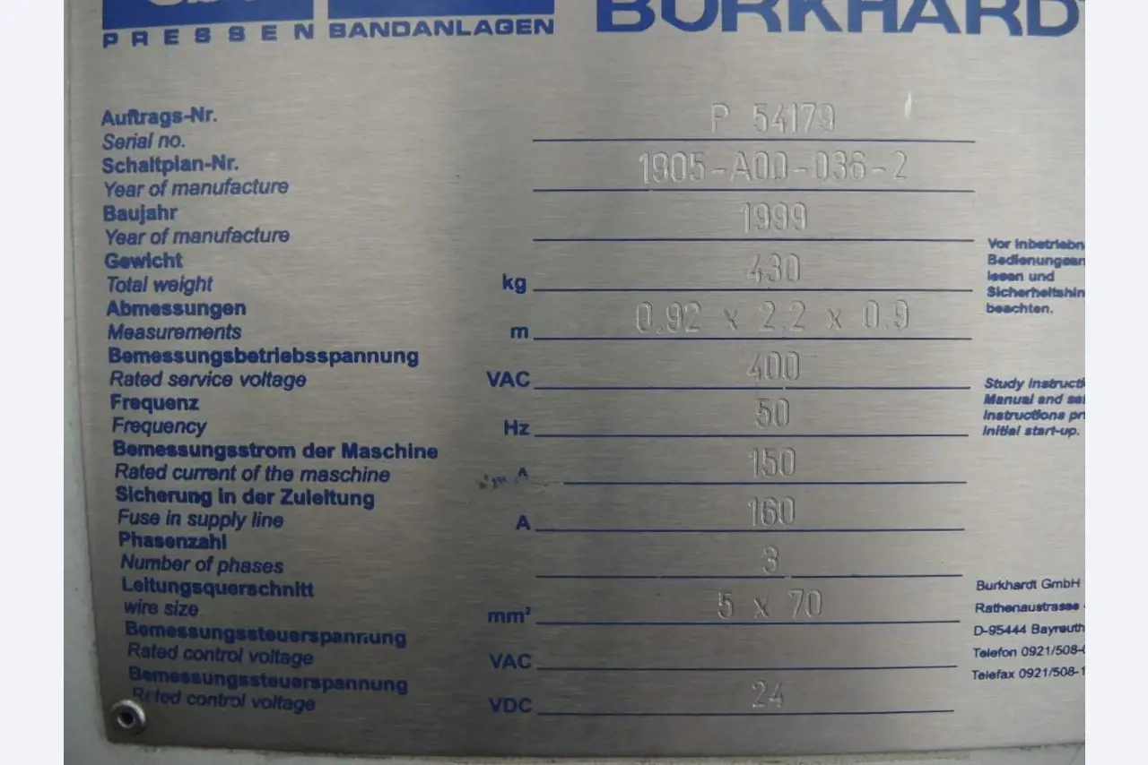 Chapas metálicas e máquinas para trabalhar metais<br><font size="2">Colaboração com Hilco Industrial Acquisitions bv</font><br><img src="/images/hil.png"><br>-7