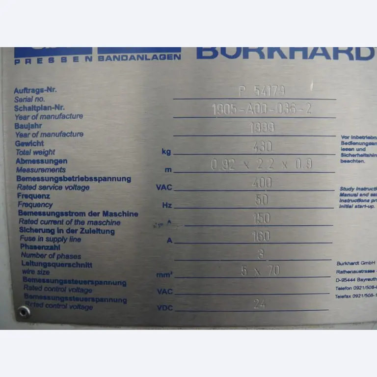 Chapas metálicas e máquinas para trabalhar metais<br><font size="2">Colaboração com Hilco Industrial Acquisitions bv</font><br><img src="/images/hil.png"><br>-7