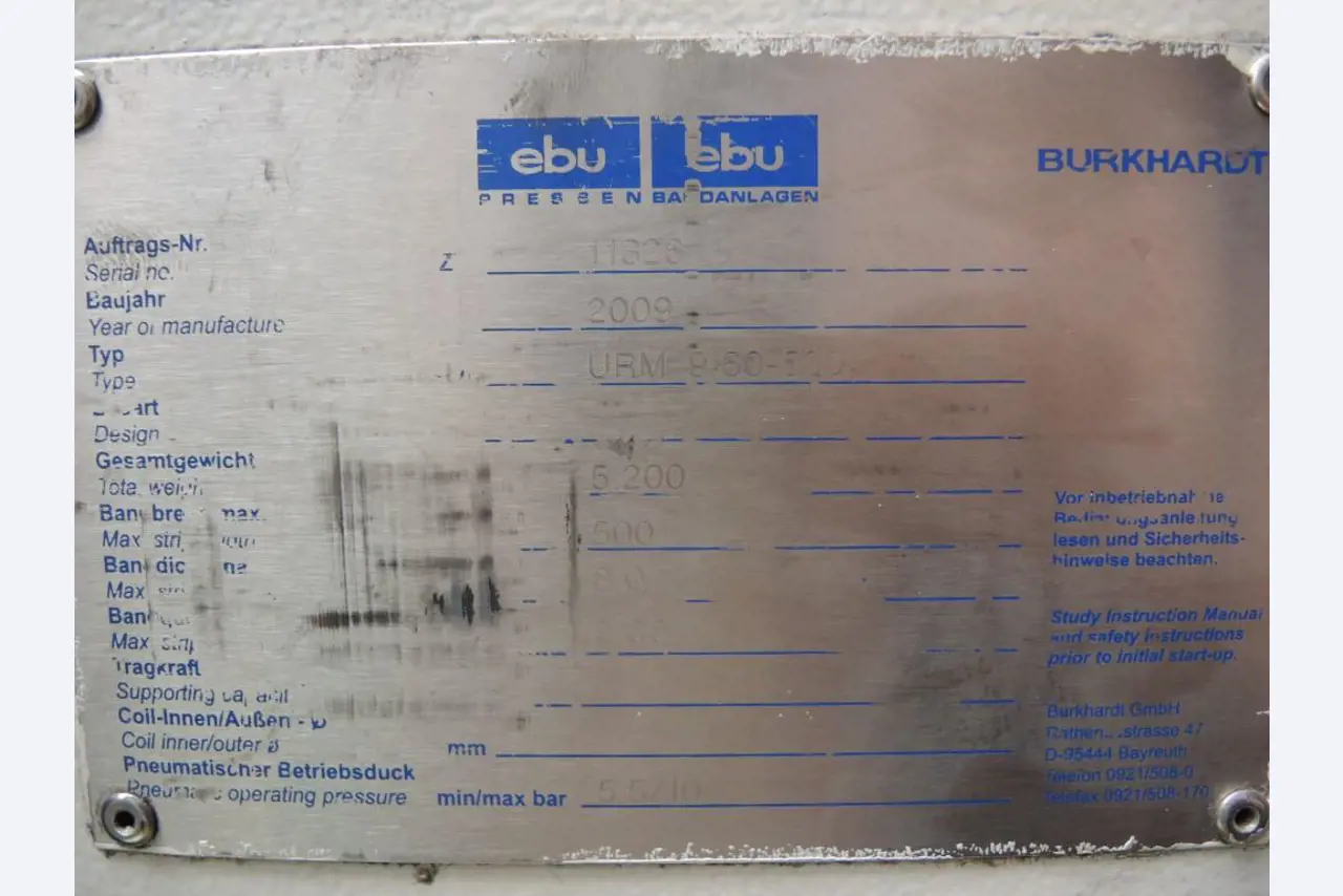 Chapas metálicas e máquinas para trabalhar metais<br><font size="2">Colaboração com Hilco Industrial Acquisitions bv</font><br><img src="/images/hil.png"><br>-14