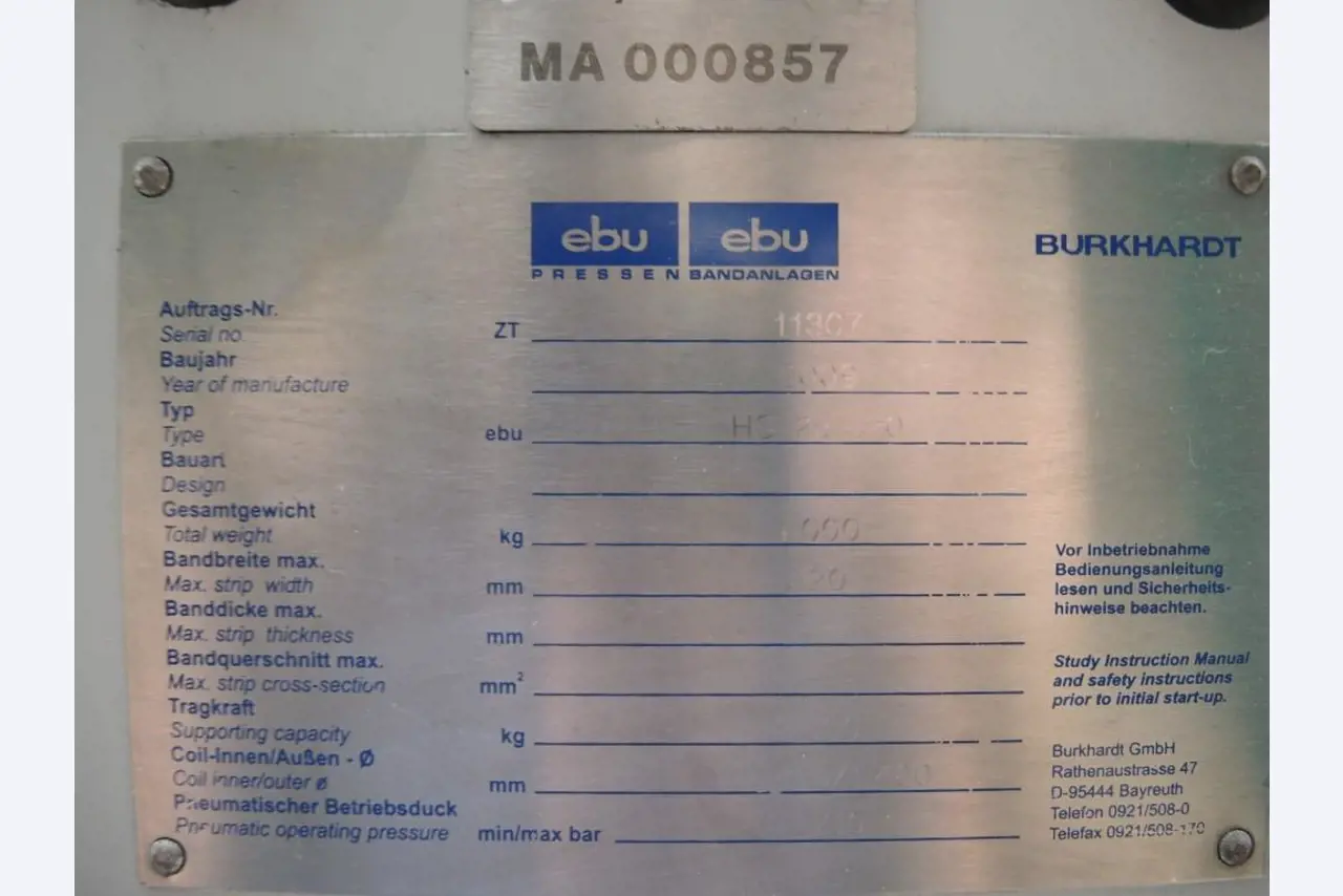 Chapas metálicas e máquinas para trabalhar metais<br><font size="2">Colaboração com Hilco Industrial Acquisitions bv</font><br><img src="/images/hil.png"><br>-7