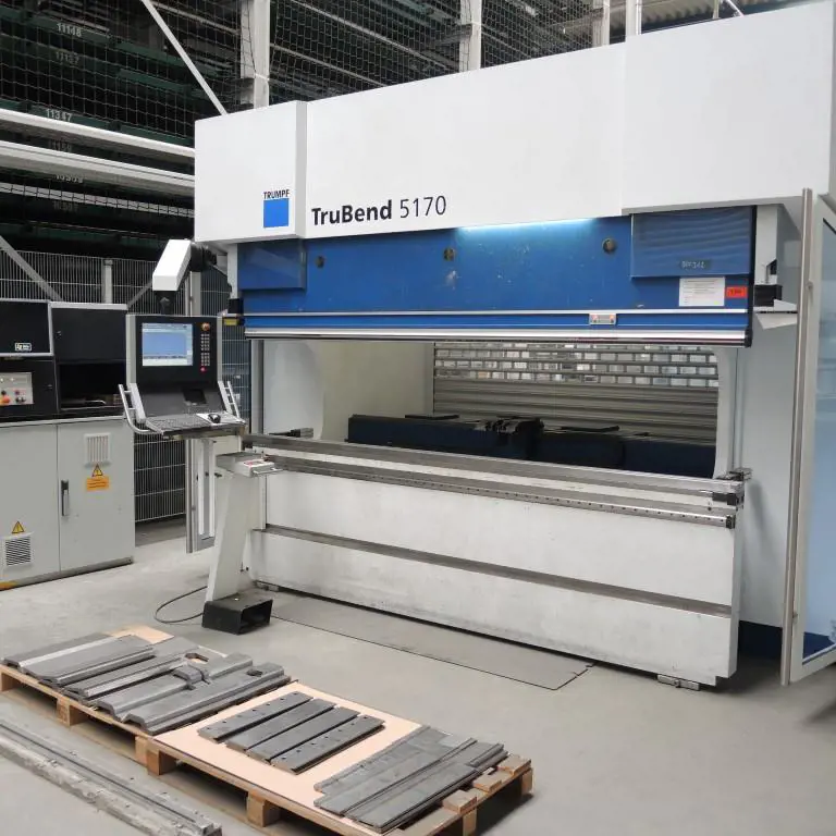 Prensa plegadora hidráulica de 2 columnas, nº 160 Trumpf TruBend 5170