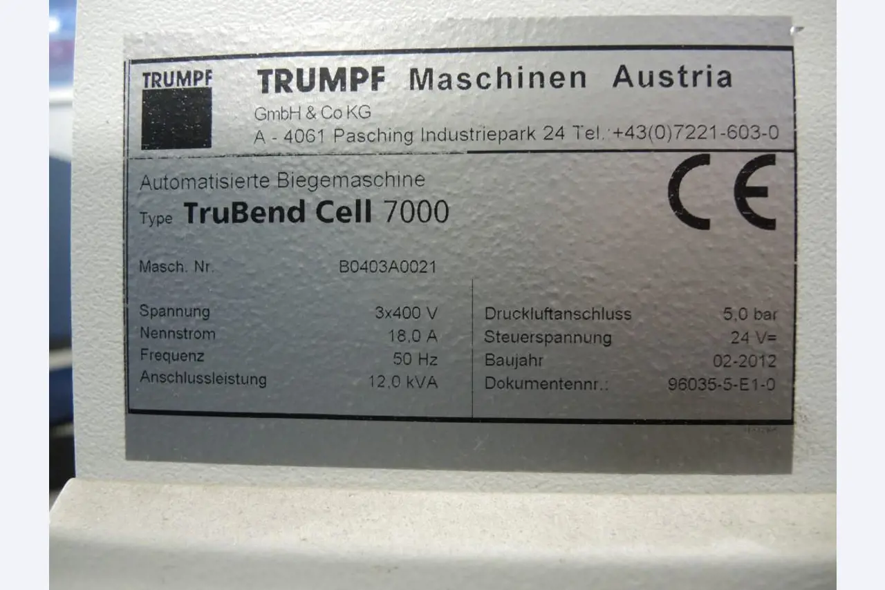 Chapas metálicas e máquinas para trabalhar metais<br><font size="2">Colaboração com Hilco Industrial Acquisitions bv</font><br><img src="/images/hil.png"><br>-7