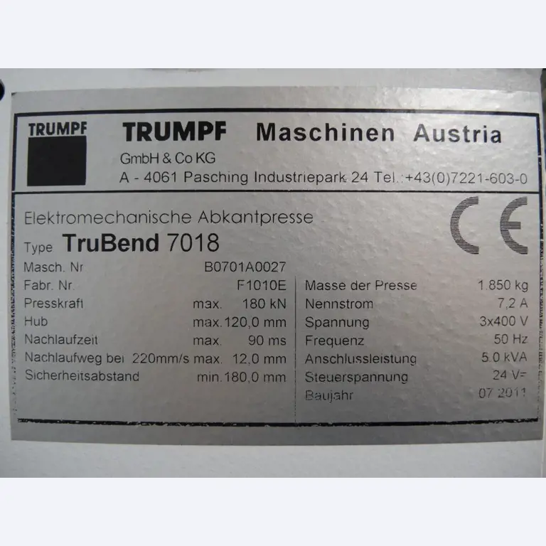 Chapas metálicas e máquinas para trabalhar metais<br><font size="2">Colaboração com Hilco Industrial Acquisitions bv</font><br><img src="/images/hil.png"><br>-7