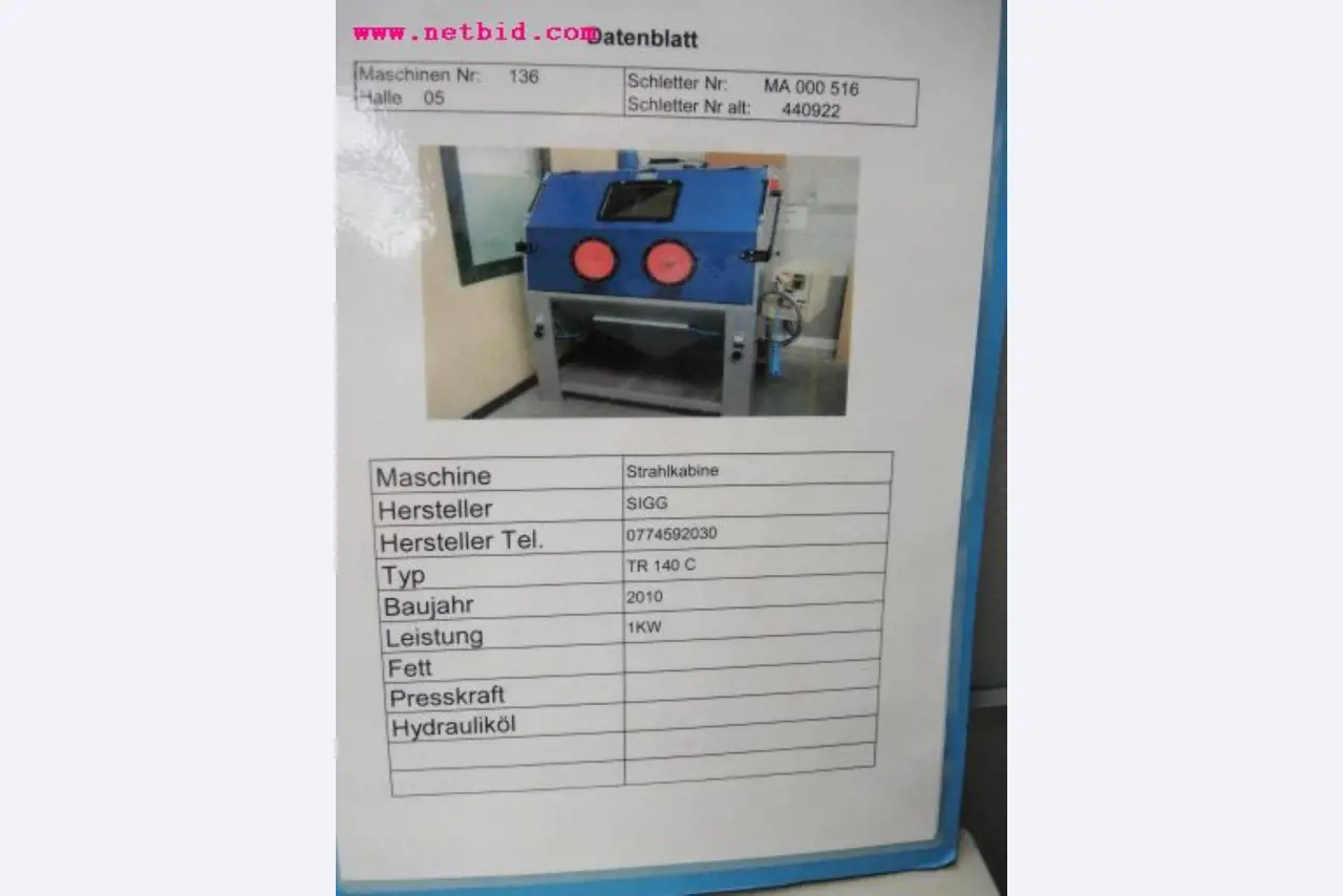 Chapas metálicas e máquinas para trabalhar metais<br><font size="2">Em colaboração com a Hilco Industrial Acquisitions bv</font>-8