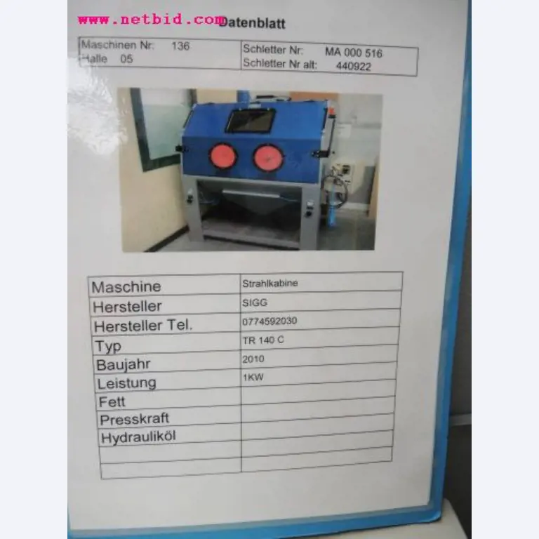 Chapas metálicas e máquinas para trabalhar metais<br><font size="2">Em colaboração com a Hilco Industrial Acquisitions bv</font>-8